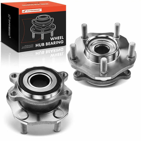 2 Pack Front Wheel Bearing And Hub Assembly Fits Nissan Rogue 2014-2023 Rogue Sport 2017-2022 Qashqai 2017-2018