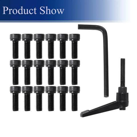 Hardware set for Rugged 2 Pack SBR20 Linear Rails 2200mm With 4 SBR20UU Square Type Bearing Blocks Kit For CNC Machines And DIY Projects