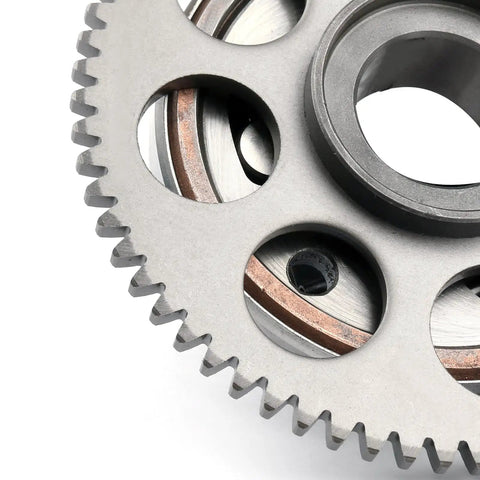 Close-up of One Way Starter Clutch Bearing For Suzuki GN250 GN250E 91 01 GZ250 Marauder 99 11 And TU250 97 17, gear teeth visible