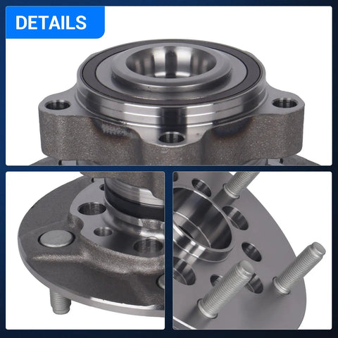 Front Wheel Bearing And Hub Assembly For Ford Transit 2015 To 2019 5 Lug Front Left Or Right Direct Fit Replacement