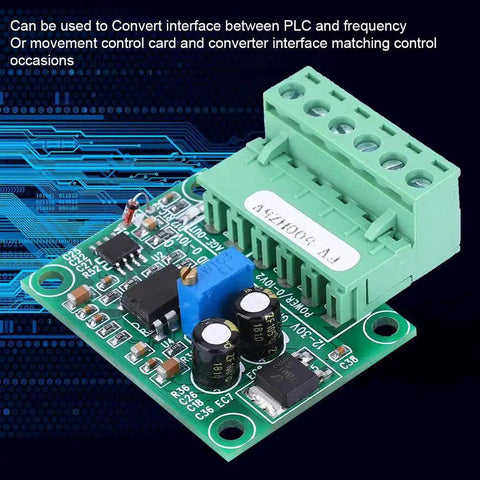 FV-500Hz5V Frequency To Voltage Converter Module 0-500Hz To 0-5V Analog Output with circuit board and input terminals