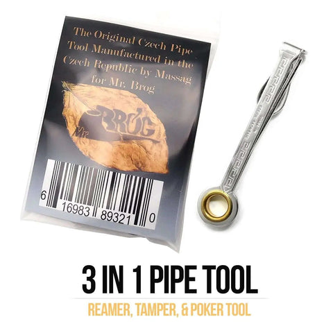 3 In 1 Pipe Tool Cleaner Reamer Tamper Poker Set Crafted From 100 Percent Stainless Steel Czech Made Durability Rust Resistant