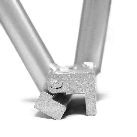 Close-up of Two Step 90 Degree To 180 Degree Metal Roof Standing Seam Bending Tool showing the metal construction and ergonomic grip.