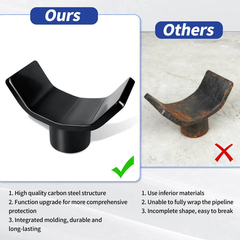 Comparison of heavy-duty Bottle Jack Adapter For RV Truck Fits 2 3 4 Inch Round Or Square Tubes 12 Ton with inferior alternative.