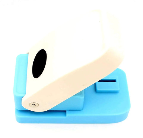 Blue and white Oval Scrapbooking Punch For Paper Crafting One Inch 25mm Lever Embossing Punch Mini Fancy Punch For Card Making