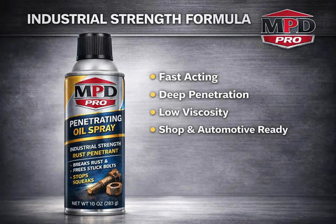 Penetrating Oil Spray For Stuck Bolts And Seized Hardware Heavy Duty Rust Busting Penetrant Fast Acting Lubricant 10 Oz Aerosol