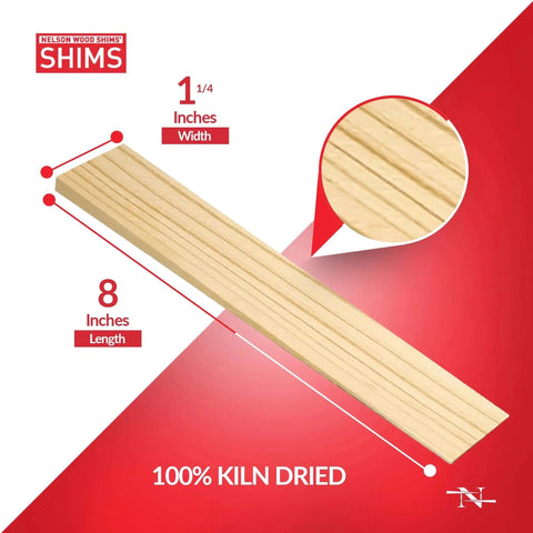8 Inch Wood Shims For Leveling Pro Pack 120 Count Wedges For Toilets Tables Doors And Furniture Levelers product detail view