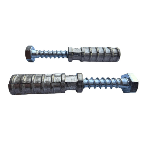 3/8 In By 1-3/4 In Zinc Alloy Short Lag Shield Anchor With 2 In Lag Bolts For Concrete Brick Block And Stone Masonry 15-Piece Set