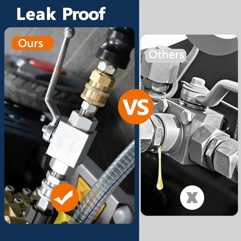 Comparison of high pressure three quarter inch hydraulic ball valve with 4568 PSI shut off two way NPT connection carbon steel zinc plating.