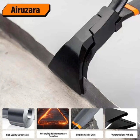 Close-up of straight jaw from Three Piece Sheet Metal Bending Pliers Set With Straight 45 Degree And 90 Degree Seamers for precise shaping