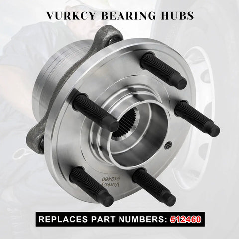 Front Or Rear Wheel Bearing Hubs Assembly For Ford Explorer And Police Interceptor Utility 5 Lug ABS 512460 Replacement Plug And Play Durable Hub Kit For Easy DIY Install