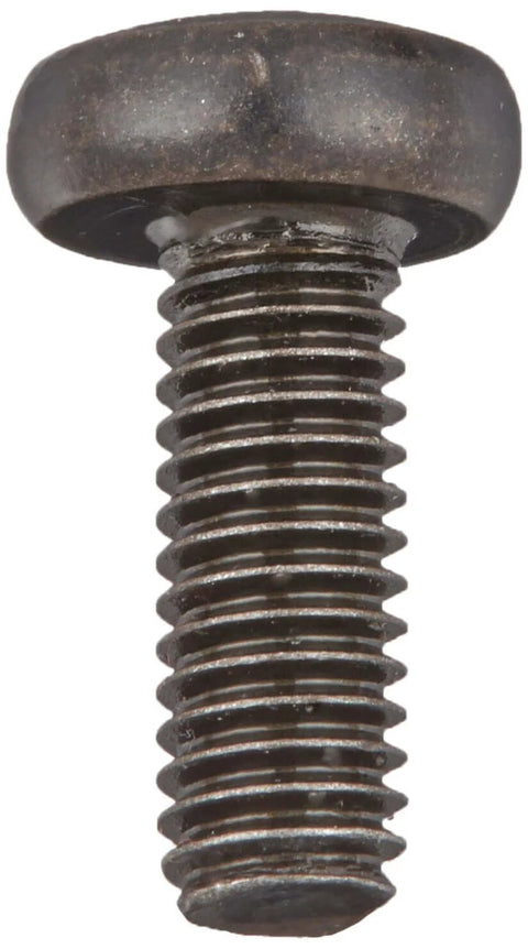 M3-0.5 Pan Head Machine Screw With Black Oxide Finish Meets DIN 7985 PH1 Phillips Drive 8mm Length Fully Threaded Steel