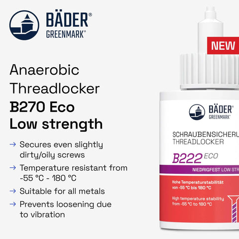 Low Strength Purple Thread Locker 50ml Bottle For All Metals And Large Threads, Heat Resistant From -55C To 180C, 100 Percent Waterproof.