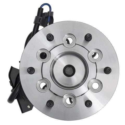 Front view of Wheel Bearing And Hub Assembly For Chevrolet Colorado And Isuzu I Series Bolt On Fits 2004 Through 2008 Colorado And 2006 Through 2008 Isuzu Models Durable OEM Grade Replacement