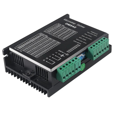 Two Pack DM542 CNC Digital Microstep Driver 2 Phase Stepper Motor Driver for Nema 17 23 34 Motors with 20 50 Volt DC and Up to 4 2A