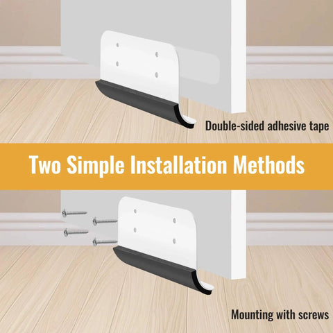 Adhesive Toe Pull For Trash Cabinet Doors Hands Free Foot Operated Door Opener White 1 Pack installation methods