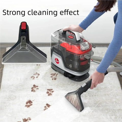 Hoover CleanSlate portable carpet cleaner with replacement tough-stain brush attachments (1+2) and floor tool