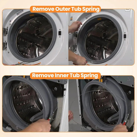 Washer Spring Expansion Removal Tool for front load washers fits LG Samsung Whirlpool Kenmore; removing boot springs