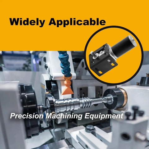 Durable 370 Mounting Bracket For DC Worm Gear Motors Single Sided Holder With M4 Screws used in precision machining equipment