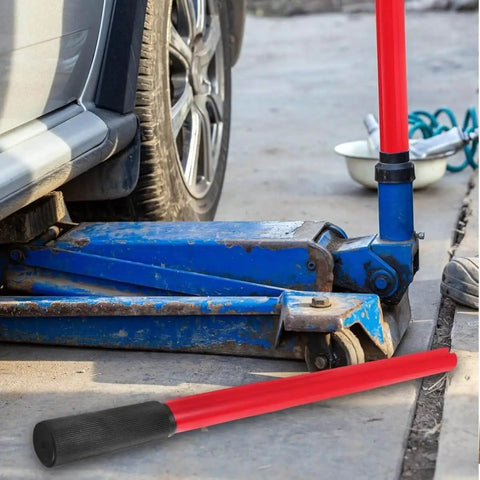 Hydraulic Bottle Jack Handle Replacement For Floor Jacks Red Vertical Car Jack Handle Sleeve Portable Durable 2T To 3T Capacity