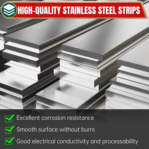 Tough As Nails 304 Stainless Steel Flat Bar One Eighth Inch Thick By One Inch Wide By Twelve Inches Long For Fabrication Crafts Repairs And DIY Projects With 2B Finish By YTKavq