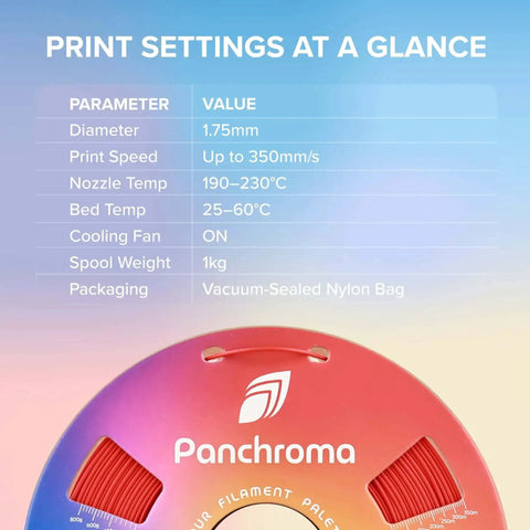 Settings for White 1.75mm PLA 3D Printer Filament, 1kg Spool, Easy To Print With High Speed Extrusion, Tangle Free