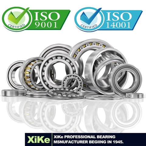 XiKe 4-pack bearings, ID 5/8 in, OD 1-3/8 in, width 7/16 in, double-sealed and prelubricated for go-karts