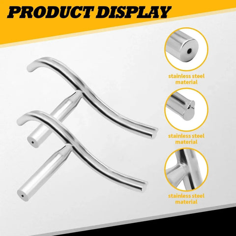 Go To Curved 12 Inch Stainless Steel Lathe Tool Rest For Bowl Turning And Wood Lathe Work With Easy Inside Access, Five Point One Inch High Bracket, Five Eighth Inch Or One Inch Column Diameter, Durable Wood Lathe Tool Holder By Jecoupoon