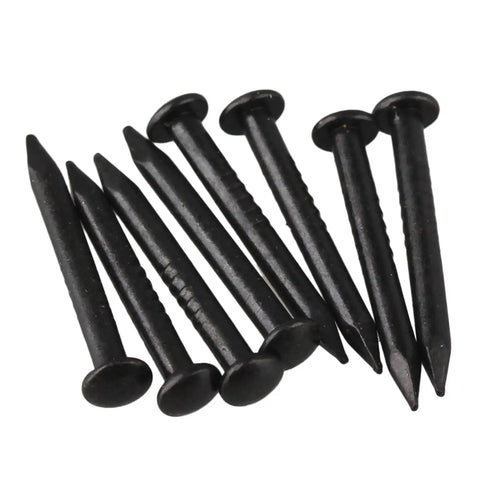Round Head Copper Wood Screws Decorative Nails for Furniture and DIY Projects, 15mm long, 1.5mm diameter, copper tone finish