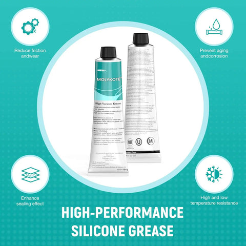 Go-To Food Grade Silicone Grease For High Vacuum And Seals Waterproof And Chemical Resistant High Temperature Tolerant 5.3 Oz Tube