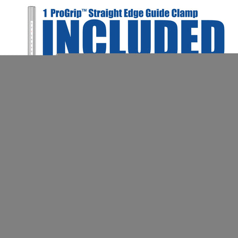Straight Edge Clamp For Cutting Large Plywood Sheets And Dado Slots - Lightweight 2-3/16 Inch Tube Rail For Rigidity, Easy Alignment
