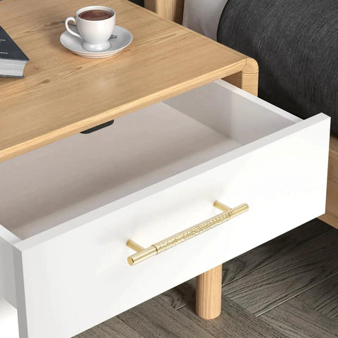 Drawer with Polished Brass Cabinet Pulls 5 Pack Modern Hammered Texture Handles For Kitchen And Bathroom Closets Dresser Gold Drawer Hardware