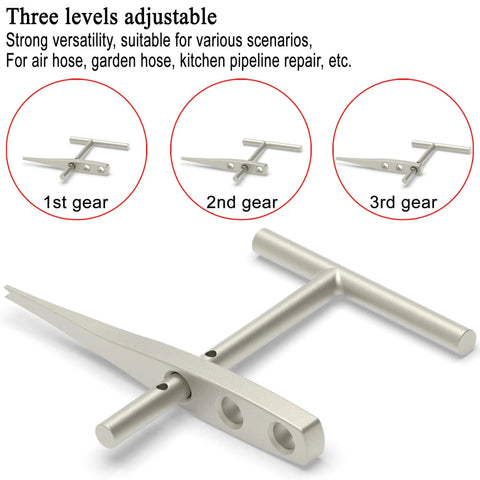 Heavy Duty Manual Wire Binder Hose Clamp For Diy Home Improvement, Stainless Steel Clamper Tensioner with three-level adjustable settings