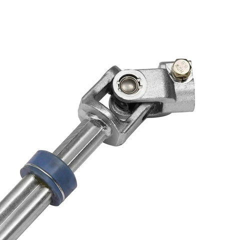 Close-up of Lower Intermediate Steering Shaft With U Joint For F150 Expedition Navigator, showing U-joint and metallic shaft.