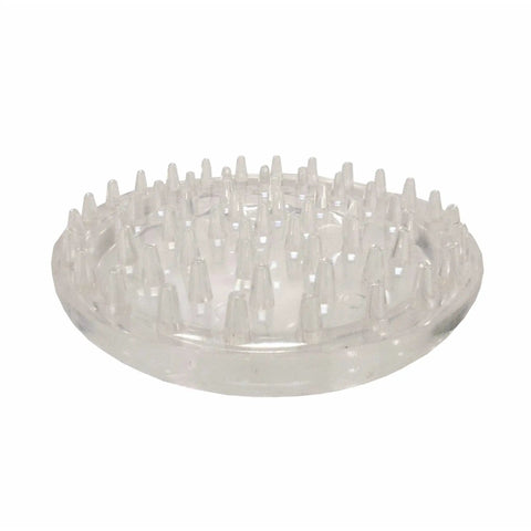 4 Inch Round Spiked Caster Cups For Carpet Protection And Furniture Stability Anti Dent Base Reduces Indentation And Prevents Sliding
