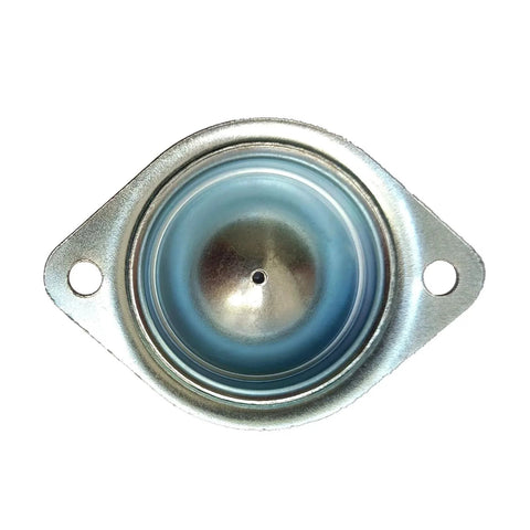 Top view of 1 Inch Nylon Ball Bearing Casters With Roller Ball Transfer Units Set Of 6 For Smooth 360 Degree Movement in metal casing.