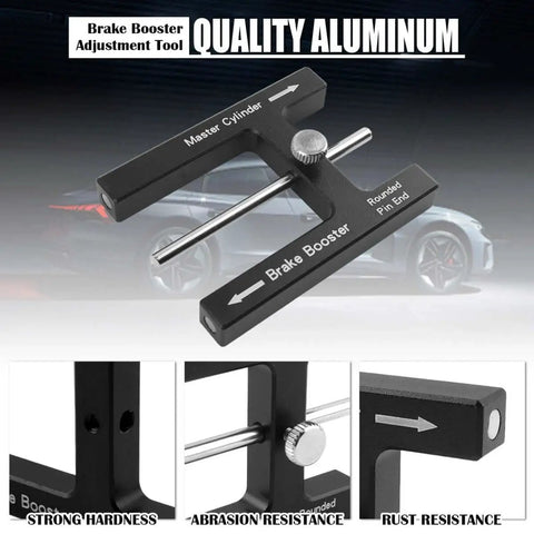Magnetic Brake Booster Adjustment Tool With Master Cylinder For Precise Braking Distance Tuning Aluminum Push Rod