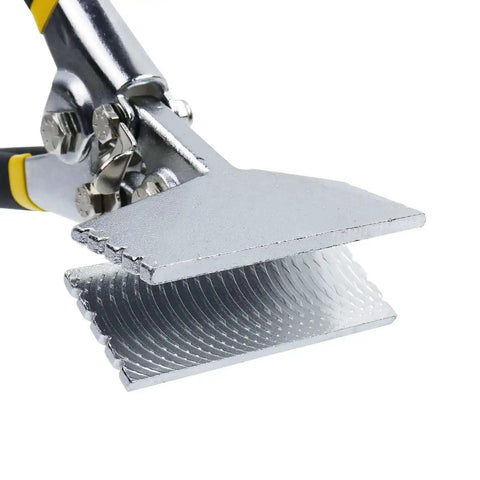 3 Inch Sheet Metal Hand Seamer with Straight Head Steel Bender for Bending and Flattening Metal, 8.19 Inch Overall Length Head 80 x 34 mm