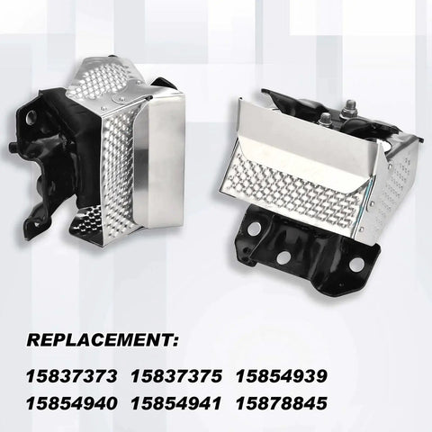 Two Piece Engine Motor Mount Kit With Heat Shield Right And Left Trans Mount Replacement For GM Trucks And SUVs 2007 2014