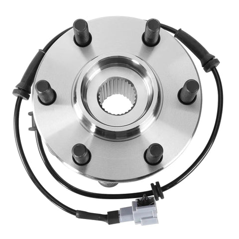 Beefed-Up Front Wheel Bearing Hub Assembly With Speed Sensor For Nissan Frontier 2005-2019 NP300 2009-2015 OEM Replacement Steel