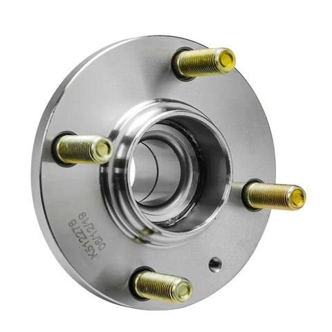 Two Pack Rear Wheel Bearing And Hub Assembly With ABS Ring For Mitsubishi Lancer ES 2002 To 2007 2.0L L4 4 Lug Replacement Set
