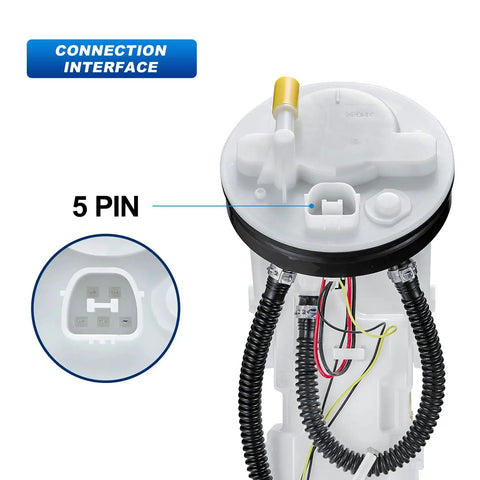 5-pin connection interface on Fuel Pump Module Assembly With Sending Unit For Honda Civic 2001 Through 2005 1.3L 1.7L 2.0L Replacement Part