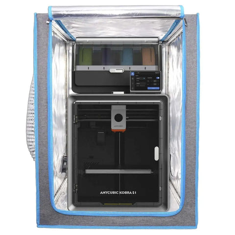 All In One Resin 3D Printer Enclosure With Ventilation Kit And Speed Control Dustproof Cover With UV Block Window