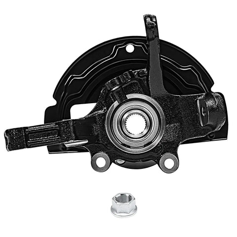 Front Two Piece Steering Knuckles And Wheel Bearing Hub Assembly Replacement For 2002 2003 2004 2005 2006 Nissan Altima And 2004 2005 2006 2007 2008 Maxima With Two Steering Knuckles And Wheel Hub Bearings Included