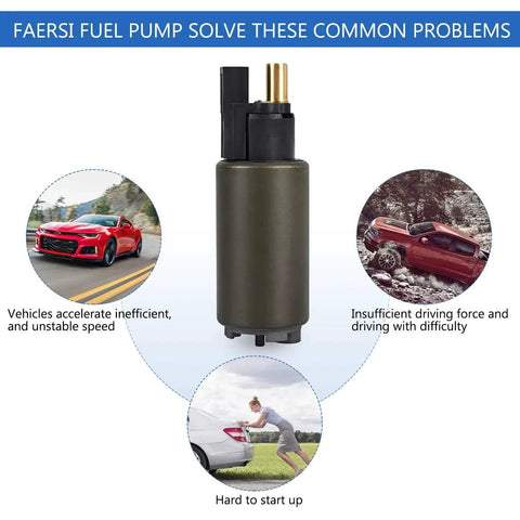 Drop In Tank Fuel Pump Replacement Fits 1995 2010 Ford F Series Windstar Mustang Focus Taurus Escape Contour and more OE numbers E2312