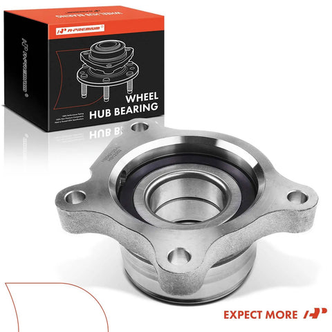 Front view of Rear Left Wheel Bearing And Hub Assembly For Toyota Tundra 2007 2020 Beefed Up Heavy Duty Replacement