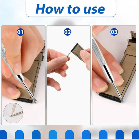 Watch Band Pins Replacement Kit 16 Pieces Pro Grade 1.5mm Stainless Steel Heavy Duty Link Remover Set instructional use