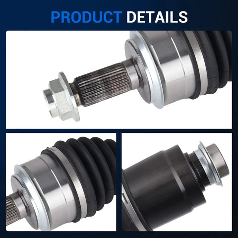 Close-up of CV Axle Shaft Assembly Front Right Passenger Side Replacement For Honda Accord 2008-2017 Civic 2014 Acura TSX 2009-2014