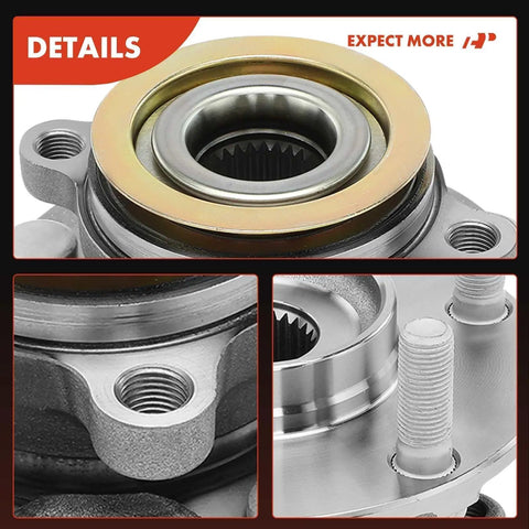 Front Wheel Bearing And Hub Assembly For Nissan Rogue 2008-2013 And Rogue Select 2014-2015 And Sentra 2007-2012 2.5L close-up