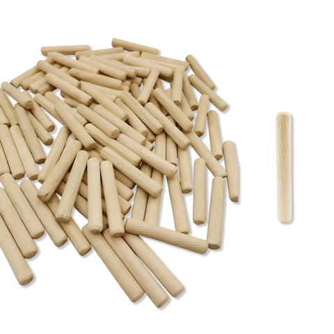 Three Eighths Inch Wooden Dowel Pins For Furniture And Door Installations Precision Imperial Sizing For Dowel Jigs Ideal DIY